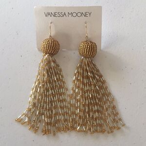 NWT Vanessa Mooney Drop Tassel Earrings (G1)